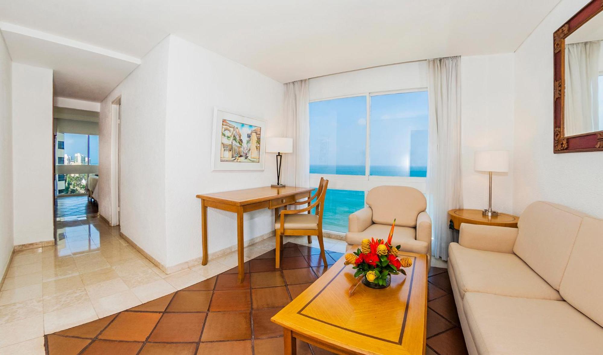 Hotel Almirante Cartagena Colombia Luaran gambar Living room
