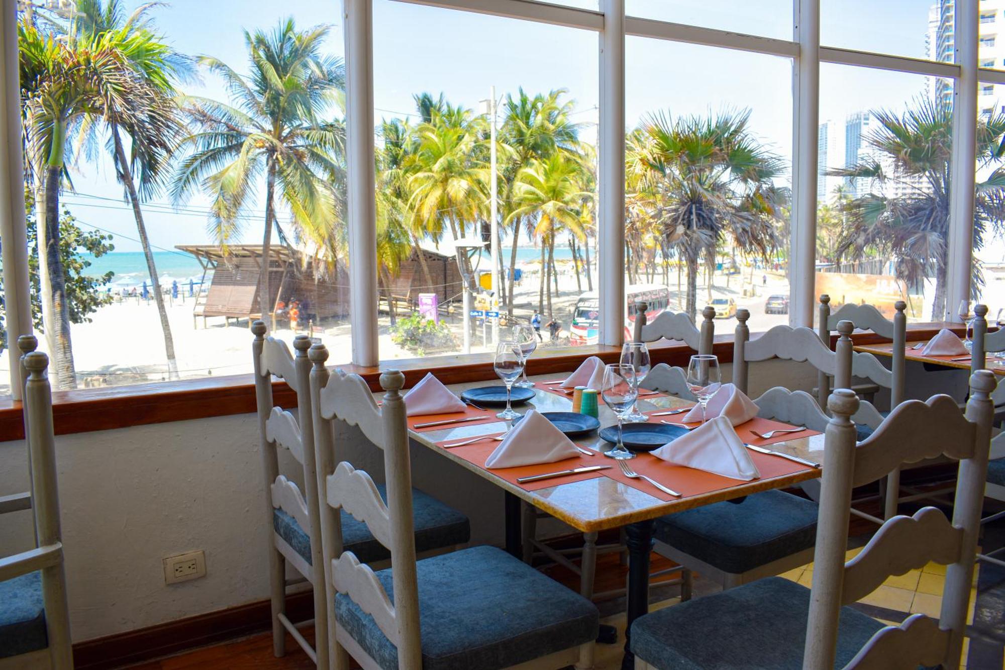 Hotel Almirante Cartagena Colombia Luaran gambar Restaurant in the hotel